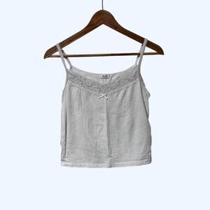 John galt white lace crinkle